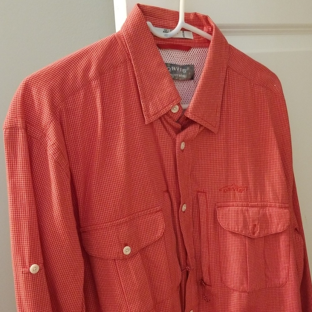 Men's Orvis Trout Bum Large long sleeve Shirt